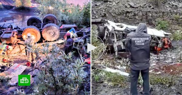 Трагедия в Нерюнгри автобус упал со скалы с 30 пассажирами