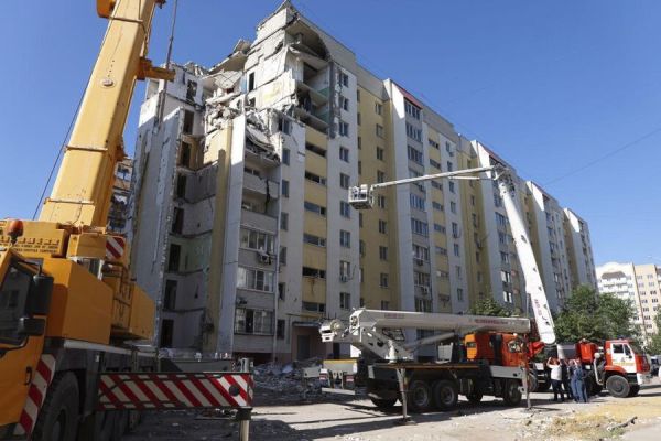 Ситуация после взрыва газа в Саратове