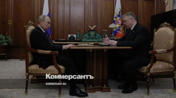 Путин и губернатор Ставрополья обсудили развитие региона и поддержку ветеранов