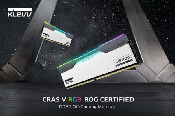 Новые модули памяти Klevv CRAS V RGB ROG Certified DDR5 для геймеров