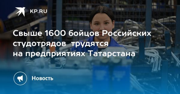 Трудовые проекты для молодежи в Татарстане