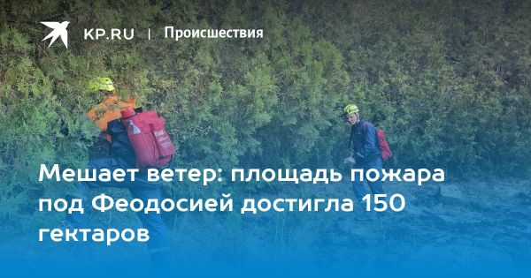 Ситуация с лесными пожарами в Крыму продолжает ухудшаться