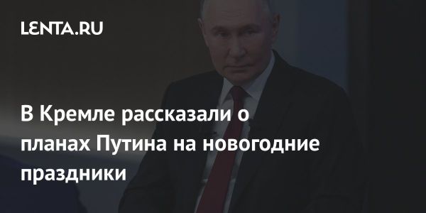 Путин проведет новогодние праздники в рабочем режиме