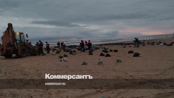 Процесс утилизации загрязненного песка в Краснодарском крае